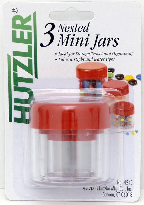 Hutzler Mini Nesting Jars Set Of 3