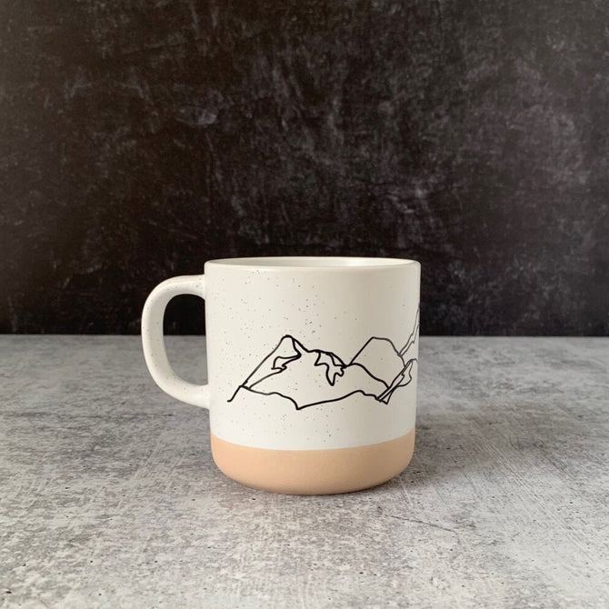 Corvidae Ceramic Mug Mountains