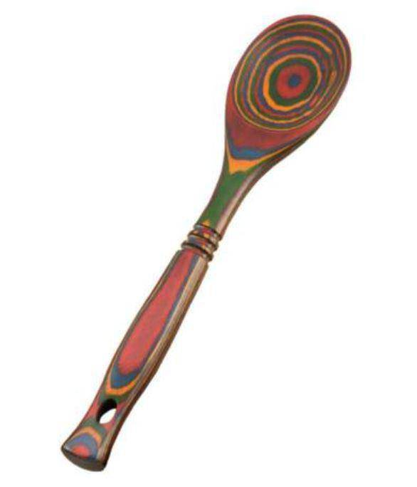 Island Bamboo Pakkawood Spoon Rainbow 30CM