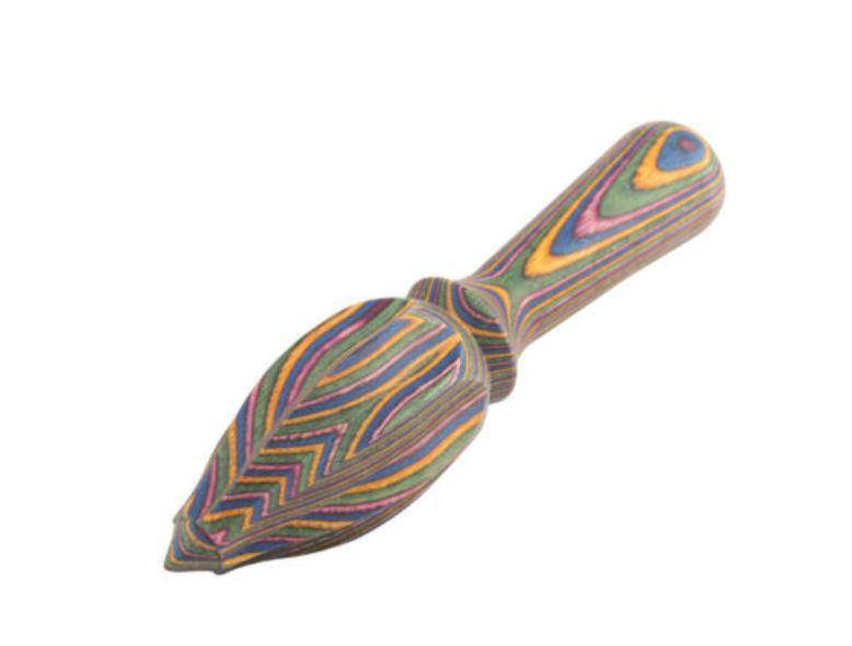 Island Bamboo Pakkawood Reamer Rainbow