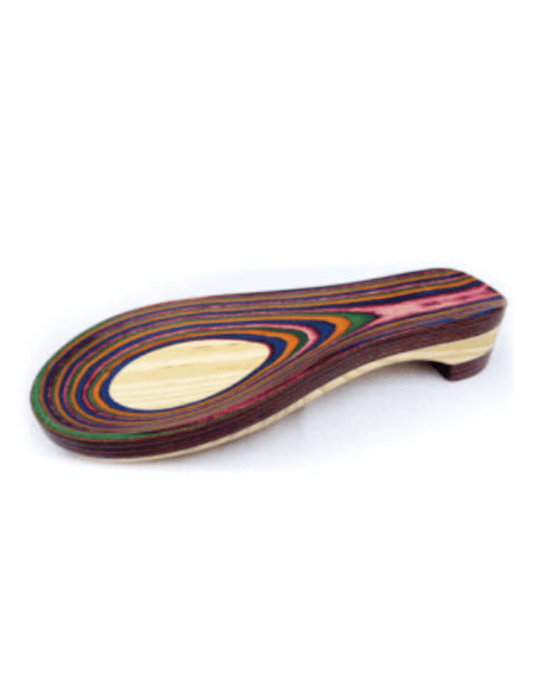 Island Bamboo Pakkawood Spoon Rest Rainbow