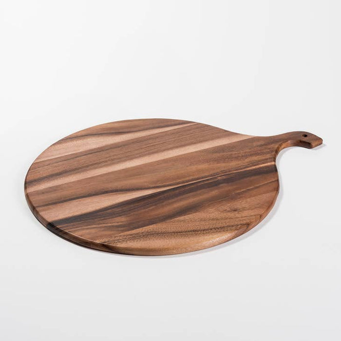 Kalmar Home Extra Large Round Acacia Charcuterie Board