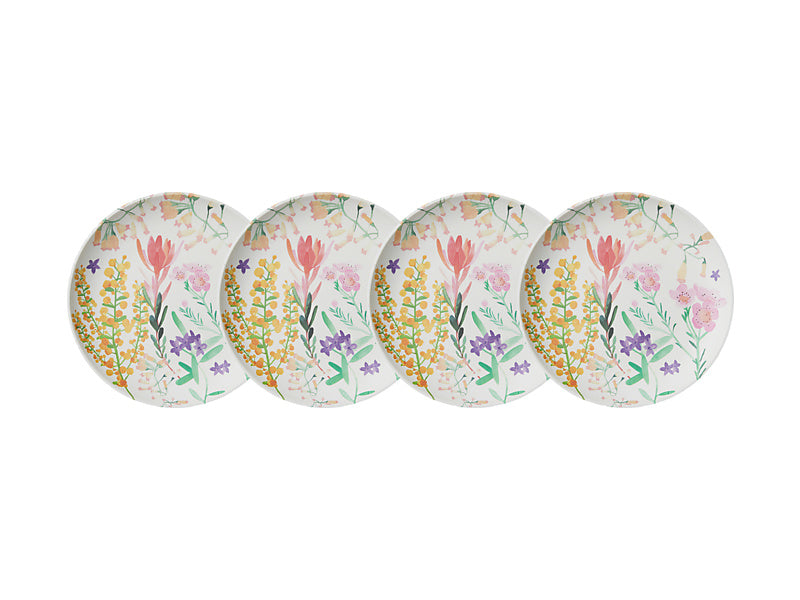 Maxwell Williams Wildflowers Bamboo Dinner Plate Set of 4