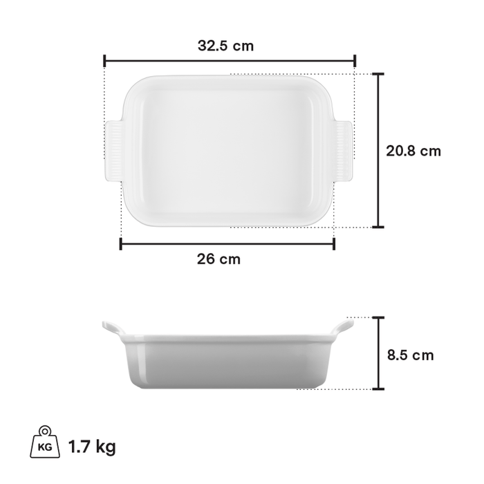 Le Creuset Rectangular Baking Dish 2.3L