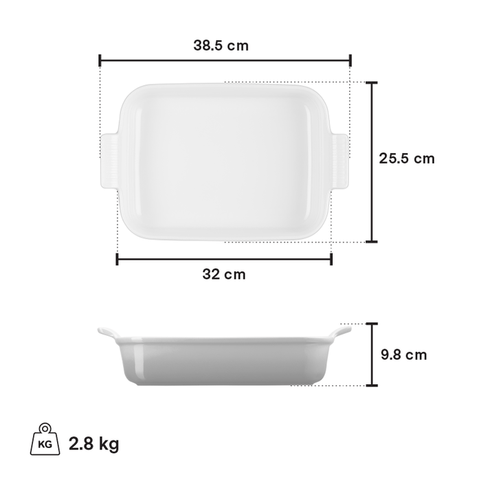 Le Creuset Rectangular Baking Dish 3.8L