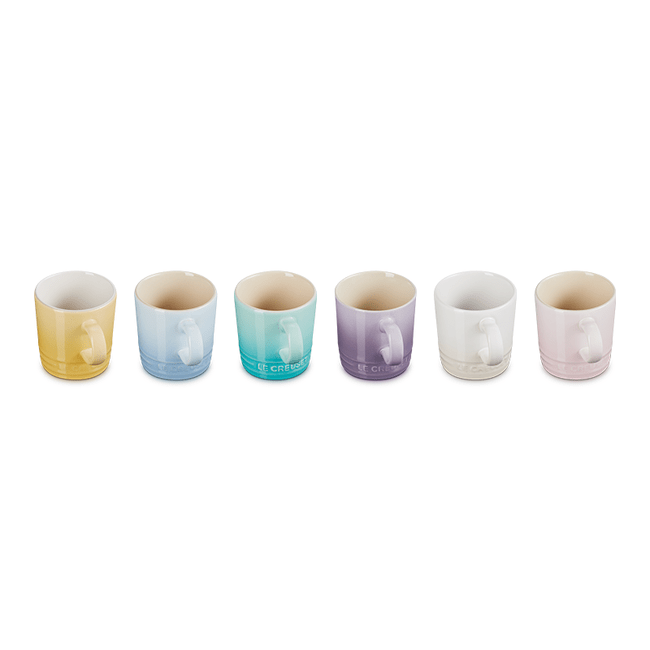 Le Creuset Sorbet Collection Set of 6 Espresso Cups