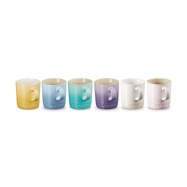 Le Creuset Sorbet Collection Set of 6 Mugs