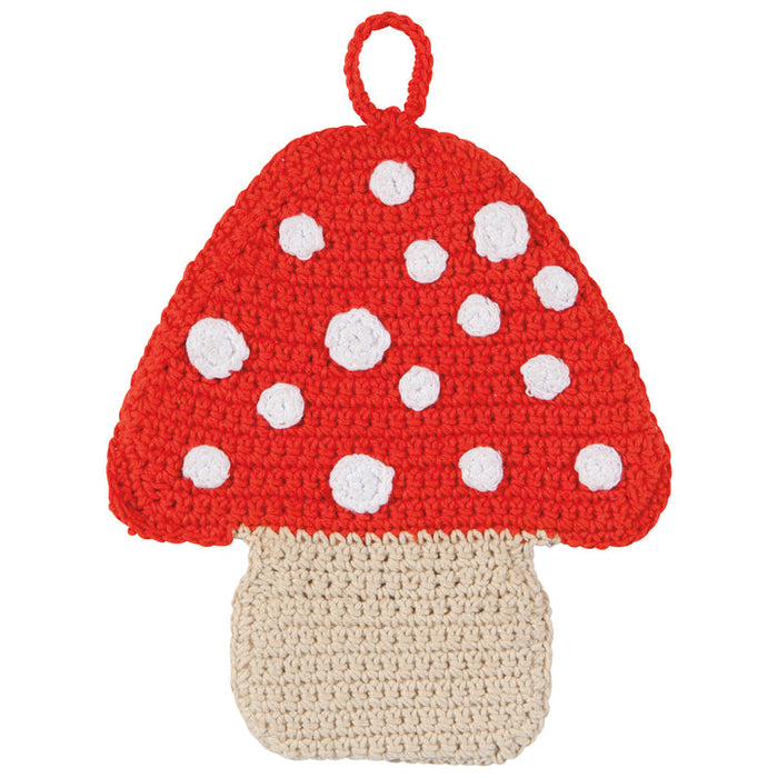 Danica Jubilee Crochet Trivet Toadstool