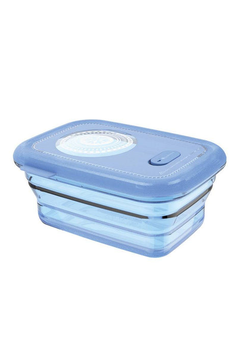 Minimal Collapsible Silicone Food Container 1160ML Blue