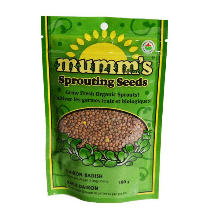 Mumm's Sprouting Seeds - Daikon Radish 100g