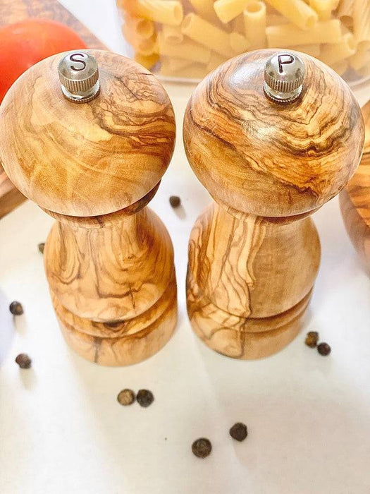 Natural Olive Wood Pepper Mill