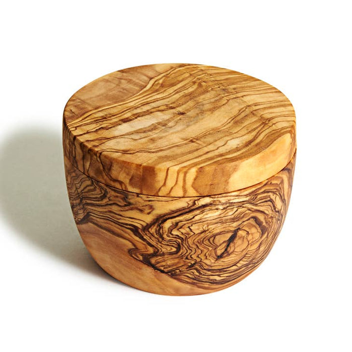 Natural Olive Wood  Salt Cellar