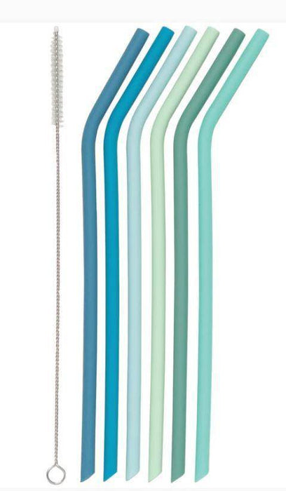 Now Designs Silicone Straws Set of 6