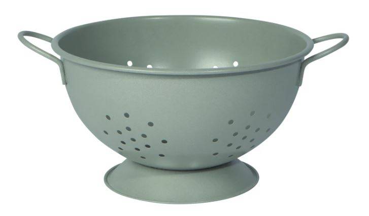 Now Designs Matte Steel Colanders - Large