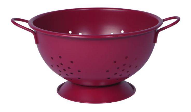 Now Designs Matte Steel Colanders - Large