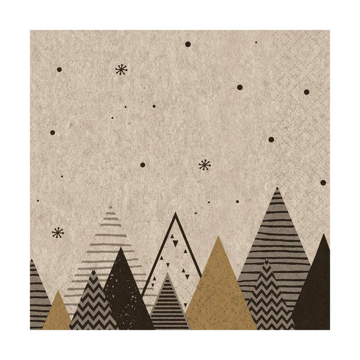 Paper Design Naturals Luncheon Napkin Graphic Trees