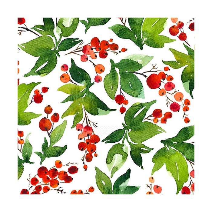 Twilight Luncheon Napkin Mistletoes