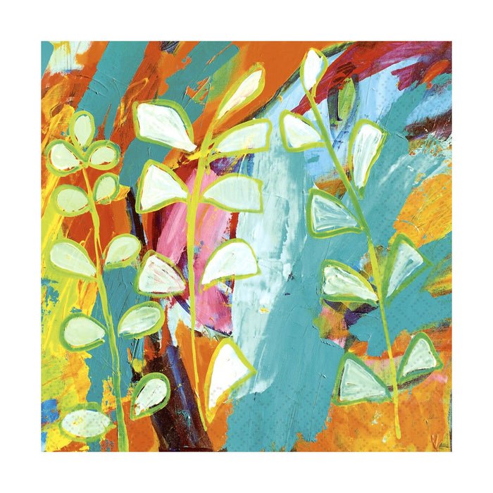 Paper Design  Luncheon Napkin Vibrant Abstract