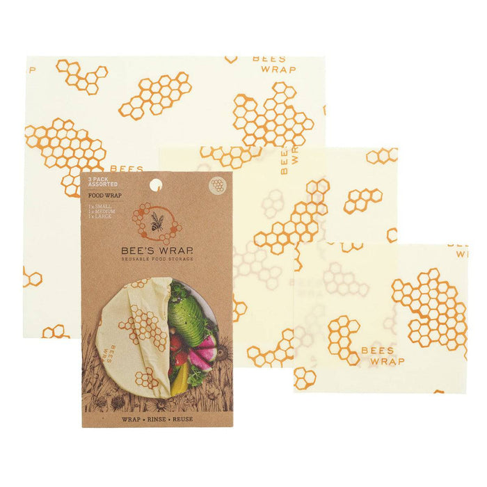 Bee's Wrap Food Wrap Set of 3 Assorted Sizes