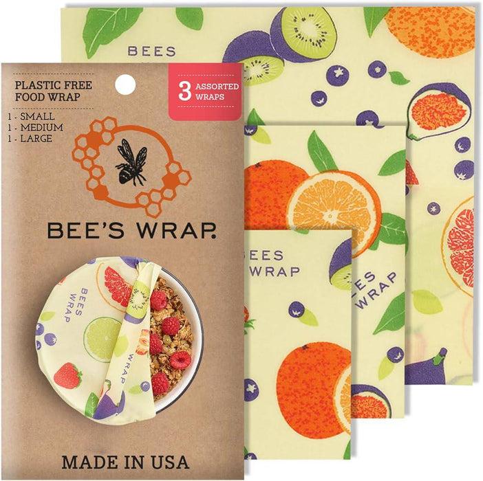 Bee's Wrap Food Wrap Set of 3 Assorted Sizes