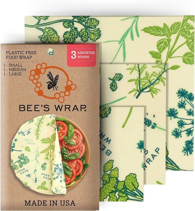 Bee's Wrap Food Wrap Set of 3 Assorted Sizes