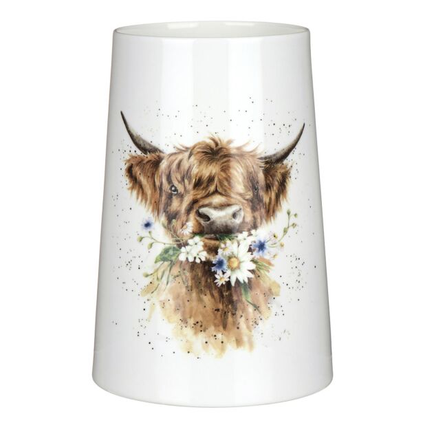 Wrendale Vase Daisy Coo (Cow) 20CM
