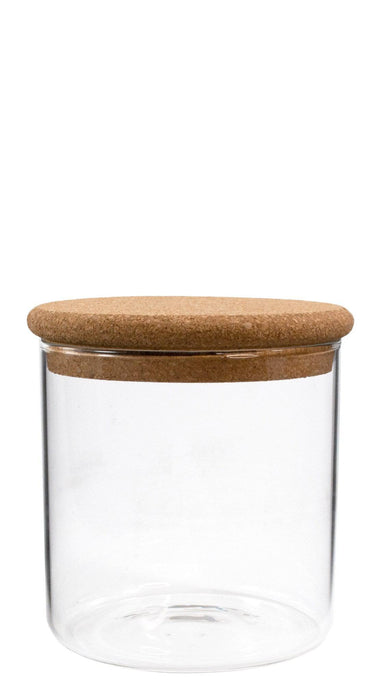 Borosilicate Glass Canister/ Cork Lid