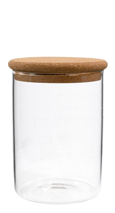 Borosilicate Glass Canister/ Cork Lid