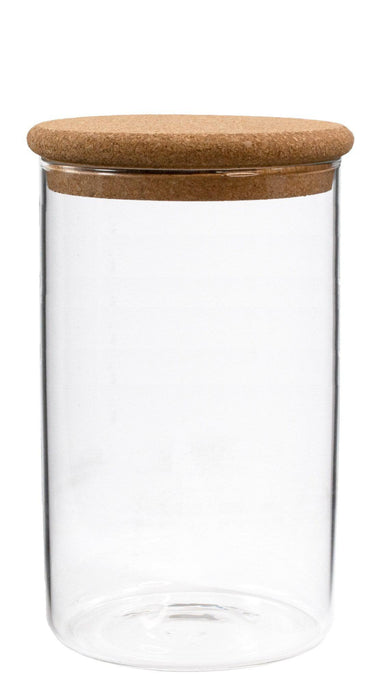 Borosilicate Glass Canister/ Cork Lid