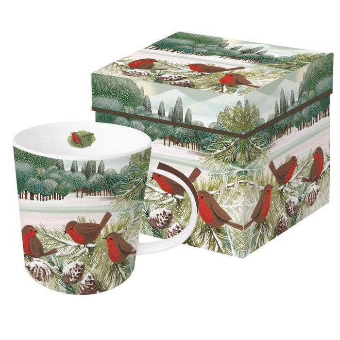 PPD Mug In Giftbox Meadow Birds