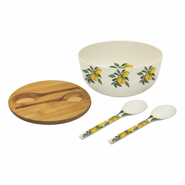 PPD Bamboo Salad Bowl Set Lemons