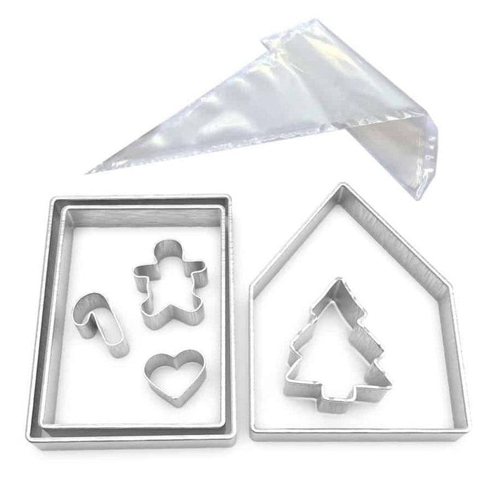 R&M Cookie Cutter Set Of 12 Gingerbread House