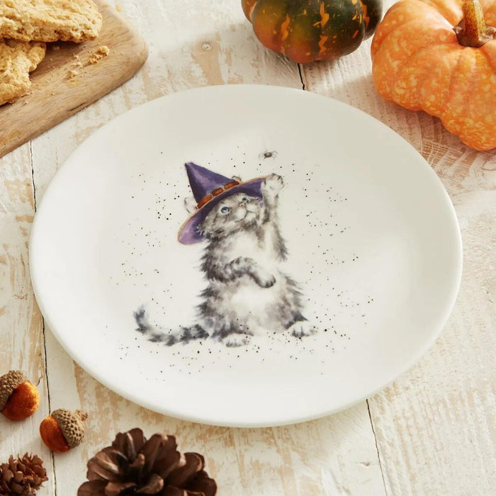 Wrendale 8" Coupe Plate The Witches Cat