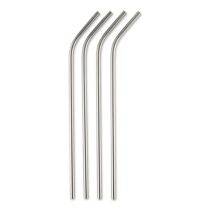 Endurance Long Drink Stainless Steel Straws Set of 4