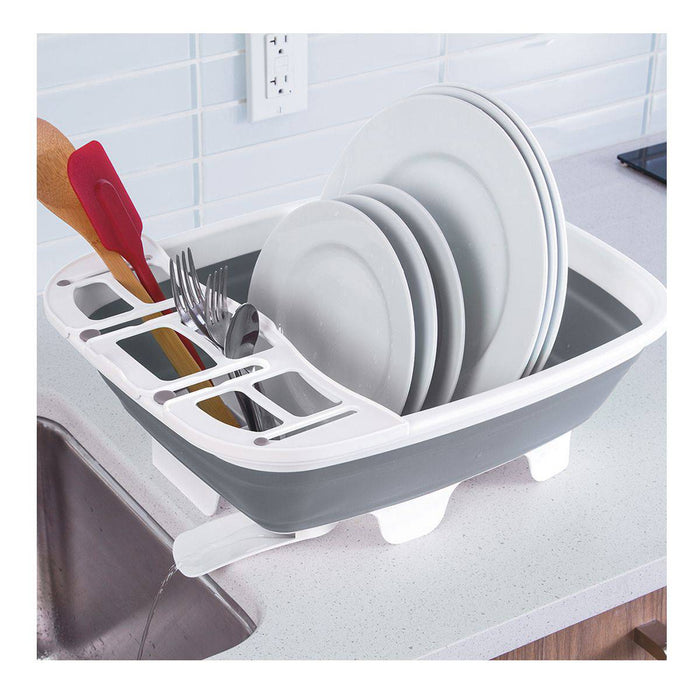 Starfrit Collapsible Dish Drainer With Swivel Spout