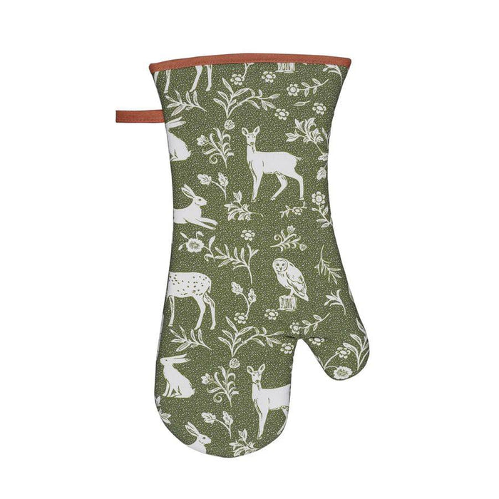 Ulster Weavers Oven Mitt Forest Friends Sage & Terracotta