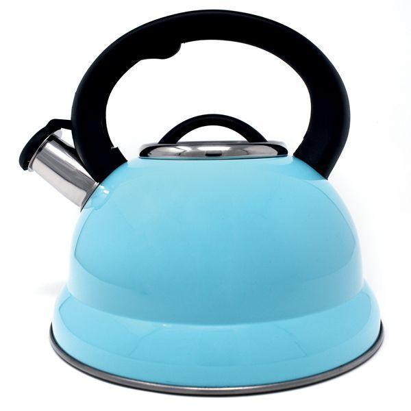 Norpro Stainless Steel Whistling Kettle Blue
