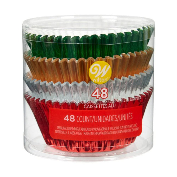 Wilton Baking Cups Christmas Foil