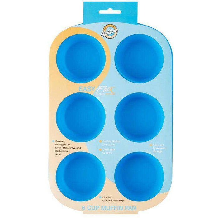 Wilton Silicone Muffin Pan 6 Cup