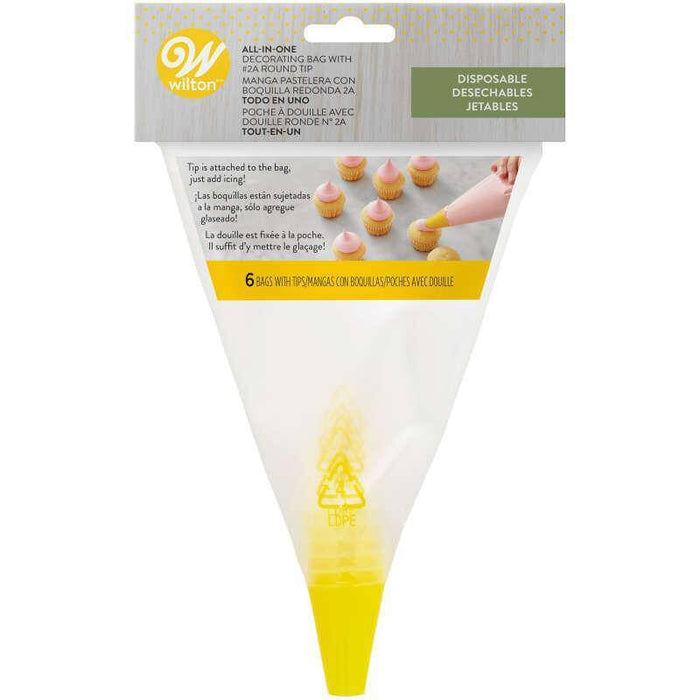 Wilton Disposable Decorating Bags With Tips