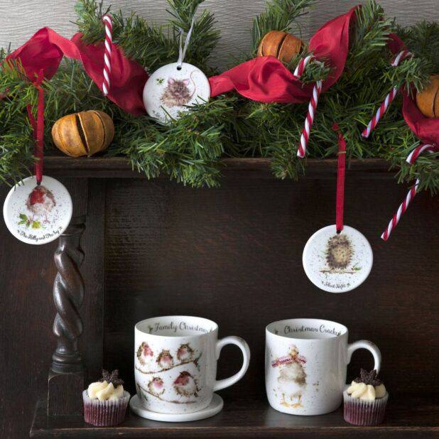 Wrendale Fine China Decorations 12 Days Of Christmas