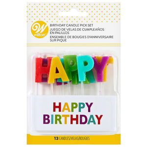 Wilton Birthday Candles - Happy Birthday