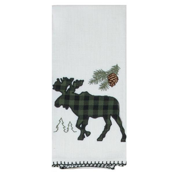 Kay Dee Designs Applique Tea Towel - Woodland Moose