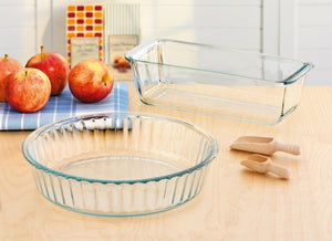 Simax Fluted Deep Pie Dish 2L