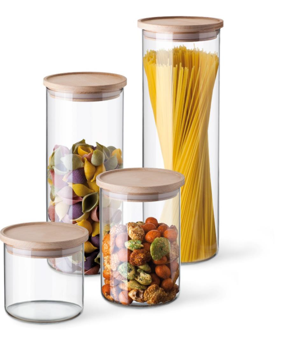 Glass Storage  Jar .8L Simax