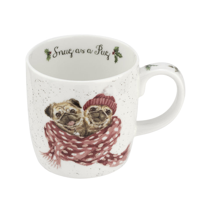Wrendale Mug - Snug As A Pug