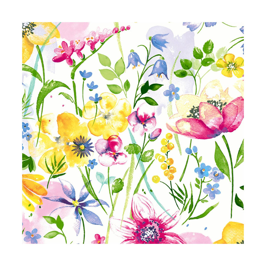 Paper Design Cocktail Napkin Flower Meadow