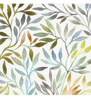 Paper Design Luncheon Napkin - Willow Leaves