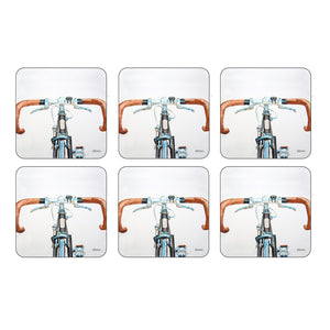 Pimpernel Coasters Set Of 6 - Bicycle