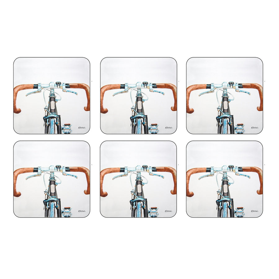 Pimpernel Coasters Set Of 6 - Bicycle
